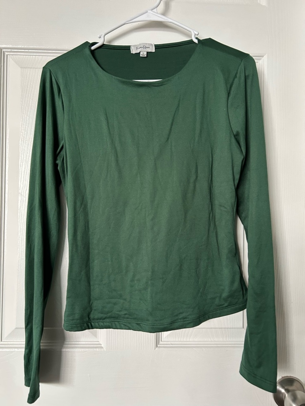 Forest Green Long Sleeve Top